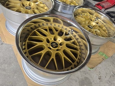 JDM WORK VS-XX 11J -4 5H 18gold WORK VS-XX 11J -4 R18 5h RX-7 Silvia S No Tires - Image 6