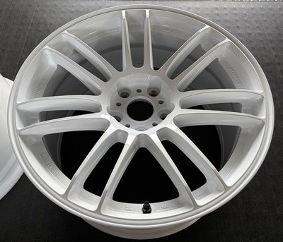 JDM ItemWORK emotionZR7 9.5J-18in 5H/114 Offset +32 Titanium White Whe No Tires - Image 2