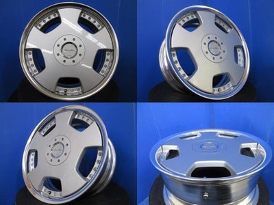 JDM WORK EUROLINE DZ 188.0J +45 5-hole PCD114.3 Used Aluminum Wheels f No Tires - Image 2