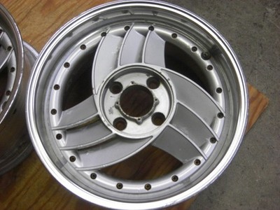 JDM Rare deep-dish Hiro Engineering V-1R 16-8J PCD114.3 4H off-clear T No Tires - Image 3