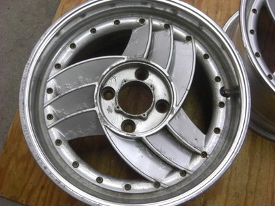 JDM Rare deep-dish Hiro Engineering V-1R 16-8J PCD114.3 4H off-clear T No Tires - Image 4