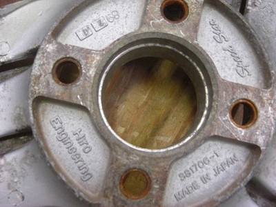 JDM Rare deep-dish Hiro Engineering V-1R 16-8J PCD114.3 4H off-clear T No Tires - Image 8