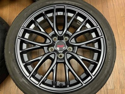 JDM Scratch repaired Genuine SUBARU WRX STI 18-inch wheels 8.5J +55 5H No Tires - Image 2