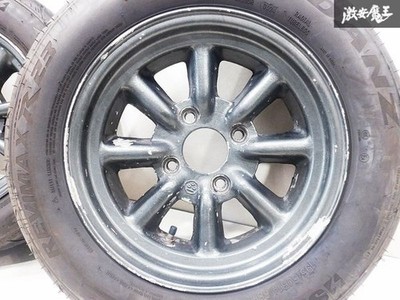 JDM 24-year-old tires included Watanabe Eight Spoke Type B 146J/6.5J + No Tires - Image 2