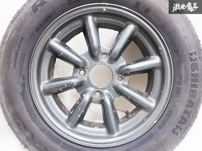 JDM 24-year-old tires included Watanabe Eight Spoke Type B 146J/6.5J + No Tires - Image 5