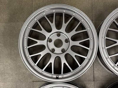 JDM Excellent Condition Mesh type 18in 8J +45 PCD114.3 4Book Lexus GS No Tires - Image 5