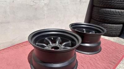 JDM Watanabe R-type 16x9J -13 114.3 4-hole 1Pcs ¥70000 Racing Service W (No Tires) - 画像 (3)