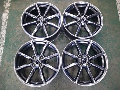 JDM Mazda Roadster RF Genuine Parts Early Model 17x7.0J +45 PCD100 4H (No Tires) - 画像 (2)