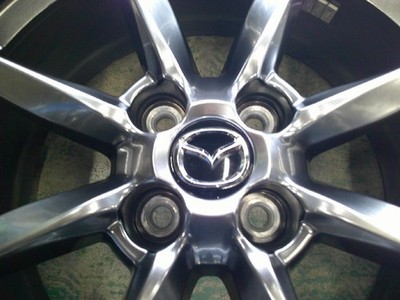 JDM Mazda Roadster RF Genuine Parts Early Model 17x7.0J +45 PCD100 4H (No Tires) - 画像 (3)