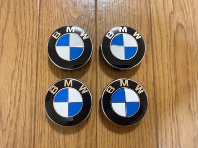 JDM BMW Genuine Wheel Center Caps Set of 4 (No Tires)