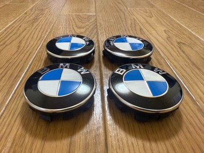 JDM BMW Genuine Wheel Center Caps Set of 4 (No Tires) - 画像 (2)
