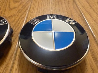 JDM BMW Genuine Wheel Center Caps Set of 4 (No Tires) - 画像 (4)