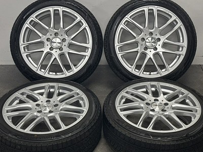 JDM Used BIGWAY wheel set 4-piece set 18x7.5J +33 PCD 112 215/45R1 (No Tires) - 画像 (2)