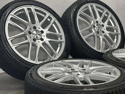 JDM Used BIGWAY wheel set 4-piece set 18x7.5J +33 PCD 112 215/45R1 (No Tires) - 画像 (3)