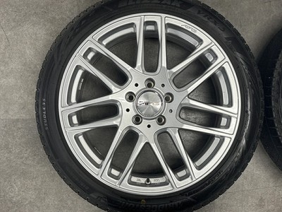JDM Used BIGWAY wheel set 4-piece set 18x7.5J +33 PCD 112 215/45R1 (No Tires) - 画像 (4)