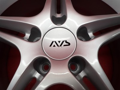 JDM Lightweight AVS VS-5 Used Wheels 4-Wheel Set 7.5J/8J 17-inch PCD 114.3 (No Tires) - 画像 (10)