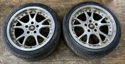 JDM RareFarmos 17x9J +31 PCD114.3 5-hole 5H Drift Deep Rim Silvia Skyli (No Tires)
