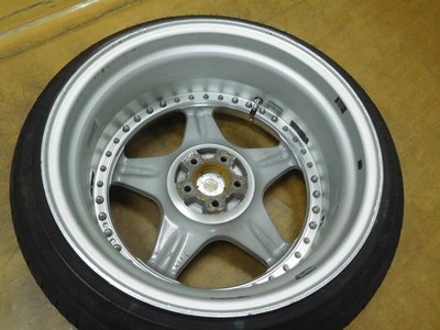 JDM 16-602Deep Rim Leonhard Orden 18in 9.5J +25 PCD100-5H bar Fender T (No Tires) - 画像 (9)