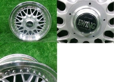 JDM 16-inch aftermarket aluminum wheels Work Ewing 4-Wheel Set P=114.3 ZNo:0 (No Tires) - 画像 (3)