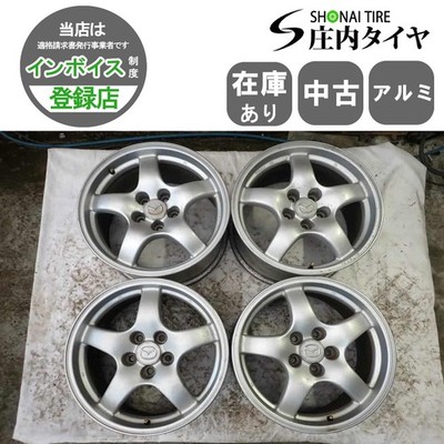 JDM 4-Wheel Set Shipped to Company Address 17x8J 8.5J Mazda FD3S RX-7 G (No Tires)