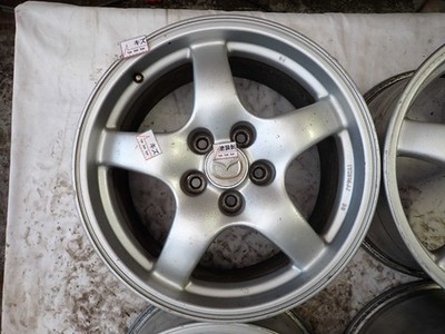 JDM 4-Wheel Set Shipped to Company Address 17x8J 8.5J Mazda FD3S RX-7 G (No Tires) - 画像 (2)