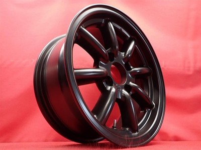 JDM Rare out-of-print Black Racing used wheels 4-Wheel Set 6.5J 15PCD114.3 4 (No Tires) - 画像 (2)
