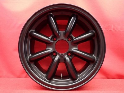 JDM Rare out-of-print Black Racing used wheels 4-Wheel Set 6.5J 15PCD114.3 4 (No Tires) - 画像 (6)