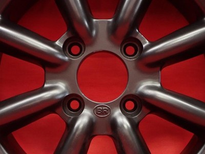 JDM Rare out-of-print Black Racing used wheels 4-Wheel Set 6.5J 15PCD114.3 4 (No Tires) - 画像 (9)