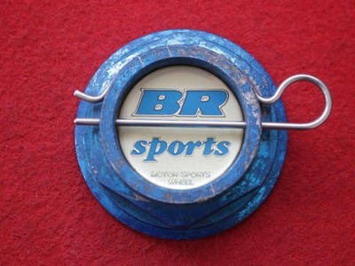 JDM 1 sheet BR sports aftermarket used wheel center cap center cover e No Tires