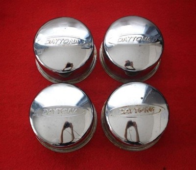 JDM Set of 4 used aftermarket Daytona wheel center caps center covers No Tires