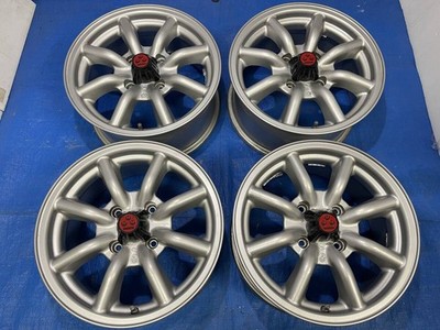 JDM Rare WATANABE RS8 RS-8 15x7J +40 114.3/4 wheels for Cappuccino AZ- No Tires