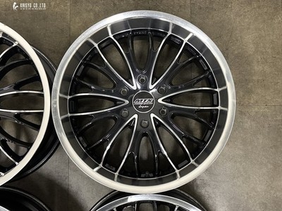 JDM Excellent Condition M-Techno M.T.S. SSL6 20in 8.5J +34 9J +44 PCD1 (No Tires) - 画像 (6)