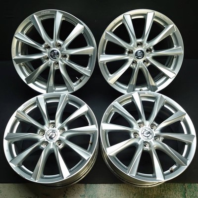 JDM Nissan V36 Skyline Genuine ENKEI Aluminum Wheels 18x8J 5-hole PCD No Tires