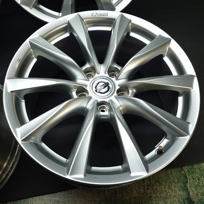 JDM Nissan V36 Skyline Genuine ENKEI Aluminum Wheels 18x8J 5-hole PCD No Tires - Image 3