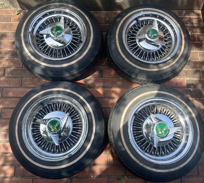 JDM Roadster Wire Wheels 56 Spokes 4h100-114.3 Pan Spinner Eagle Tip L No Tires