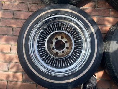 JDM Roadster Wire Wheels 56 Spokes 4h100-114.3 Pan Spinner Eagle Tip L No Tires - Image 4