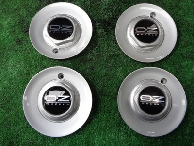 JDM OZ Racing OZ WHeels Center Caps Small Damaged B-grade Set of 4 Ind No Tires