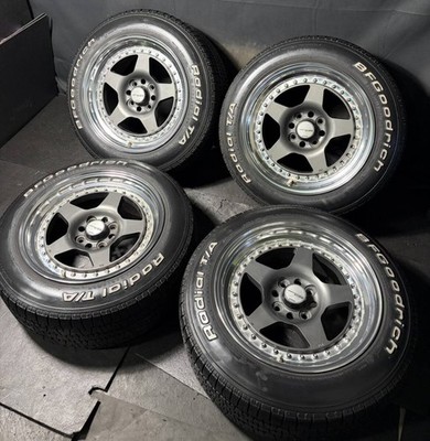 JDM WORK MEISTER CR MGM 15-inch wheels PCD100 4H hub diameter approx. (No Tires)