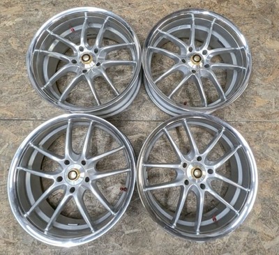 JDM WORK Meister S2R 4Wheels no tires 18x8+35 9+35 5x114.3