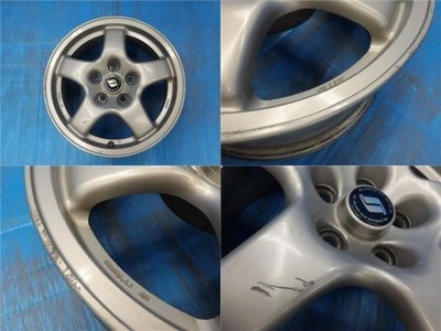 JDM Used Nissan Skyline genuine aluminum wheels single item 166.5J 5 h No Tires - Image 6