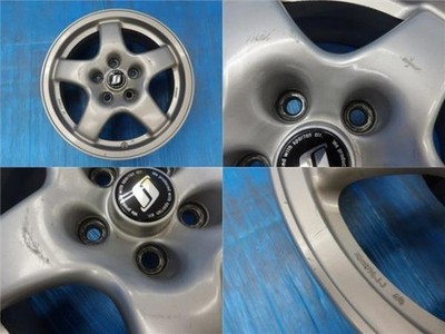 JDM Used Nissan Skyline genuine aluminum wheels single item 166.5J 5 h No Tires - Image 8