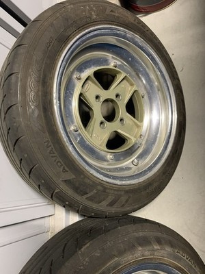 JDM SSR mk-II 14-inch 7J offset 0 2-Wheel Set used PCD 100 (No Tires) - 画像 (3)