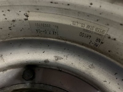 JDM SSR mk-II 14-inch 7J offset 0 2-Wheel Set used PCD 100 (No Tires) - 画像 (5)