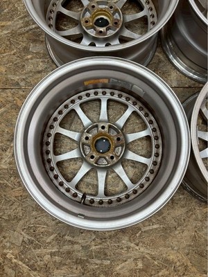 JDM RareBLITZ BRW-01 blitz 17x8J+28 9J+38 PCD114.3 5-hole 5H Out of pro (No Tires) - 画像 (7)
