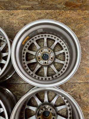 JDM RareBLITZ BRW-01 blitz 17x8J+28 9J+38 PCD114.3 5-hole 5H Out of pro (No Tires) - 画像 (9)