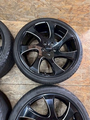 JDM Rare AME Shallen 198J +35 9J +35 PCD114.3 5-hole 5H Deep Rim Out o No Tires - Image 4