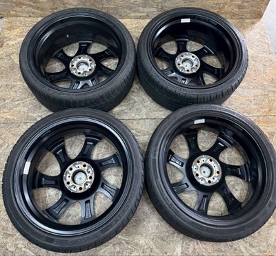 JDM Rare AME Shallen 198J +35 9J +35 PCD114.3 5-hole 5H Deep Rim Out o No Tires - Image 6
