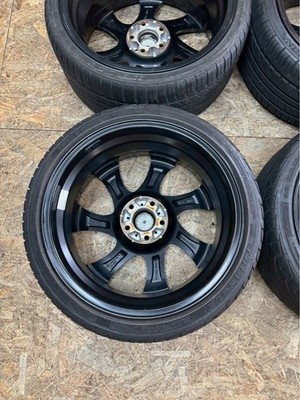 JDM Rare AME Shallen 198J +35 9J +35 PCD114.3 5-hole 5H Deep Rim Out o No Tires - Image 7