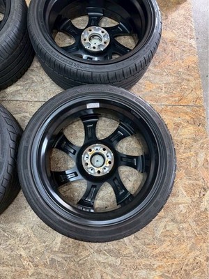 JDM Rare AME Shallen 198J +35 9J +35 PCD114.3 5-hole 5H Deep Rim Out o No Tires - Image 10