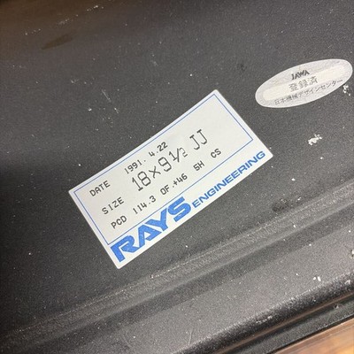 JDM Rare RAYSVRGroup C188.5J+36/9.5J+46114.3/5 holesMark II Chaser Soa No Tires - Image 6